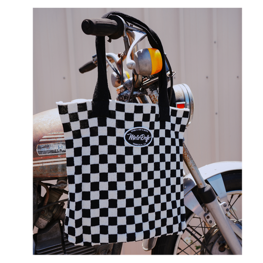CHECKERED TOTE