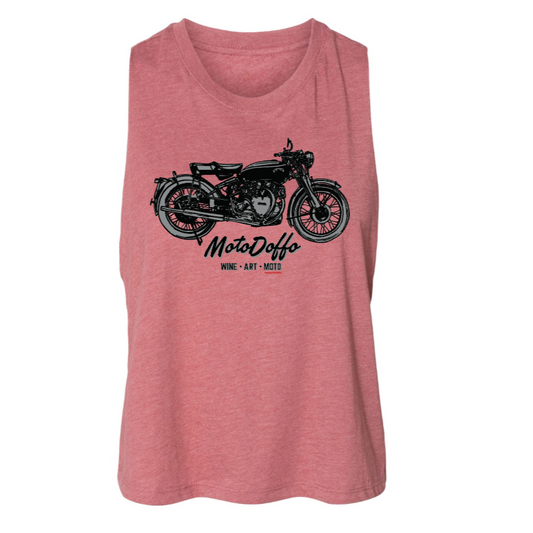 Moto Crop Tank